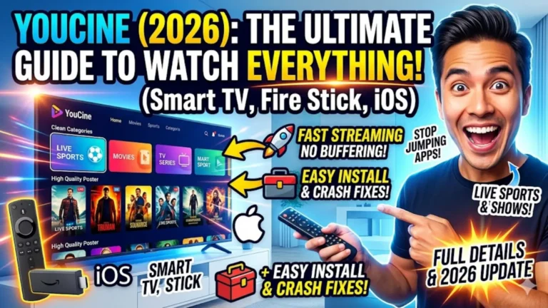 YouCine Smart TV Box for Smart TV iOS, and Fire Stick – Full Details 2026